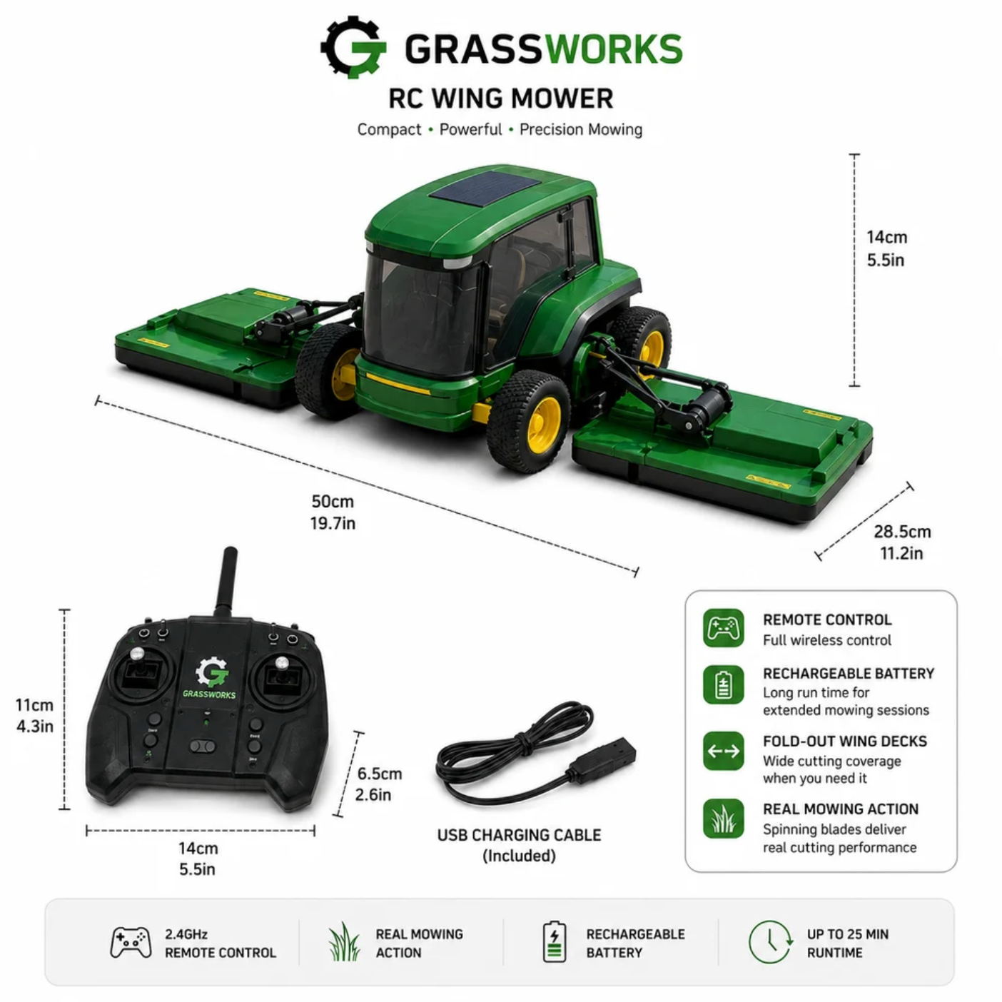 GrassWorks - GX620 TwinDeck